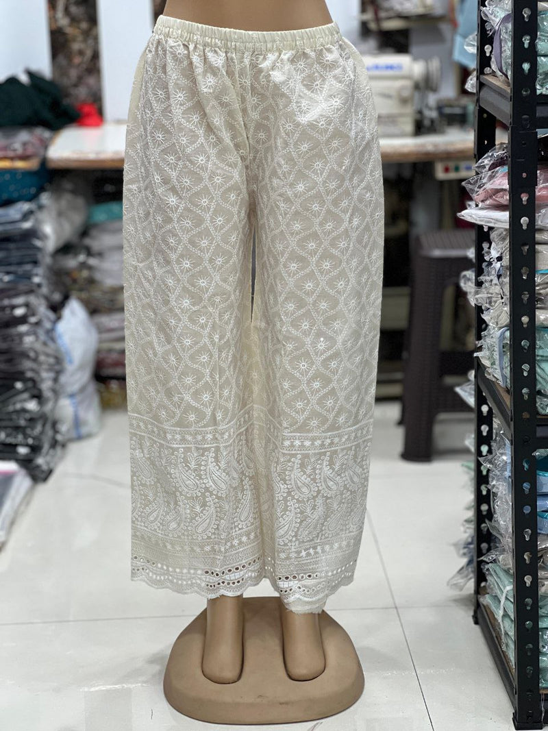 Chikankari Plazzo