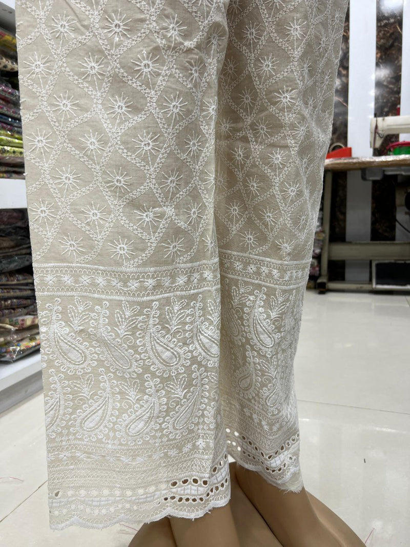 Chikankari Plazzo