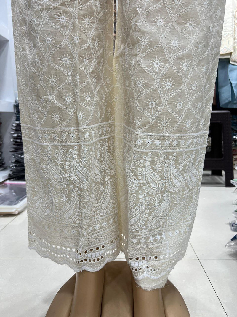 Chikankari Plazzo