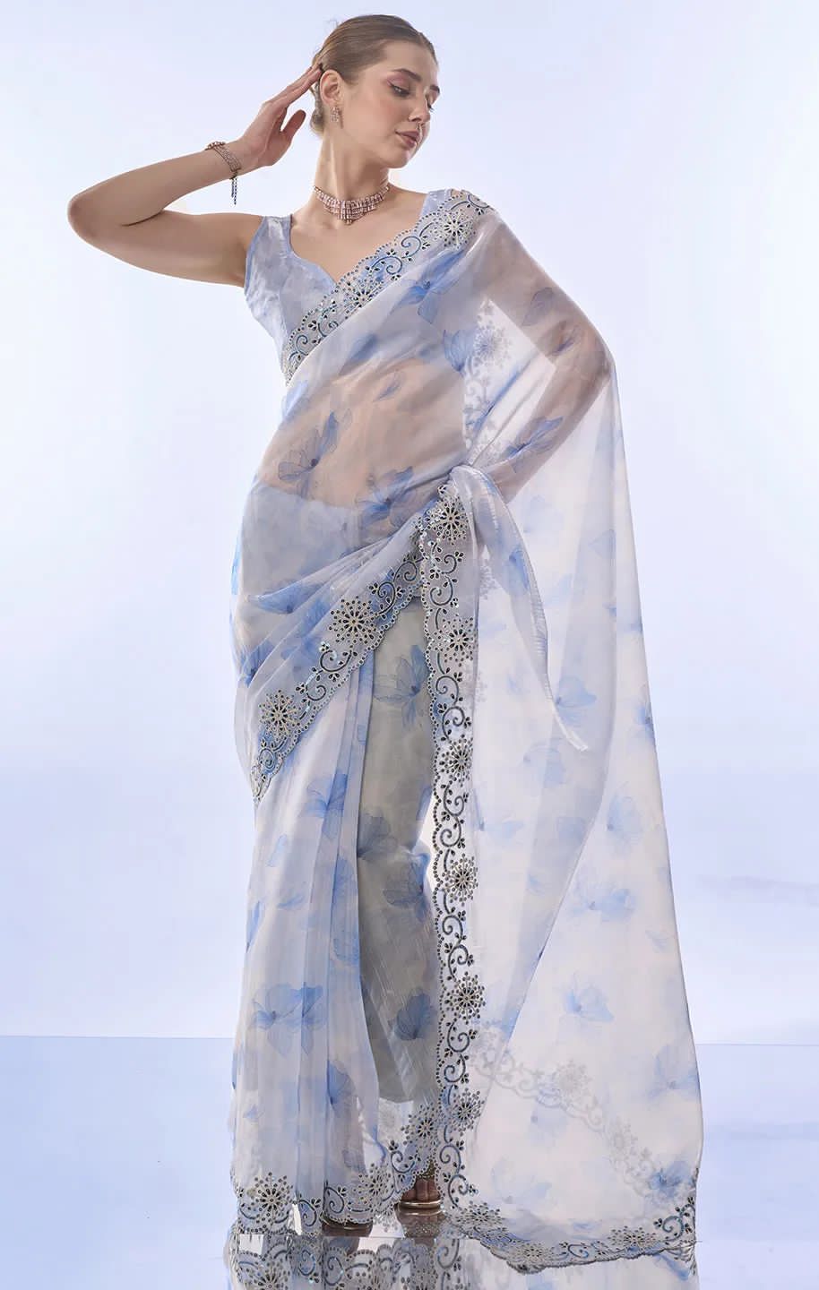 Sequins Saree