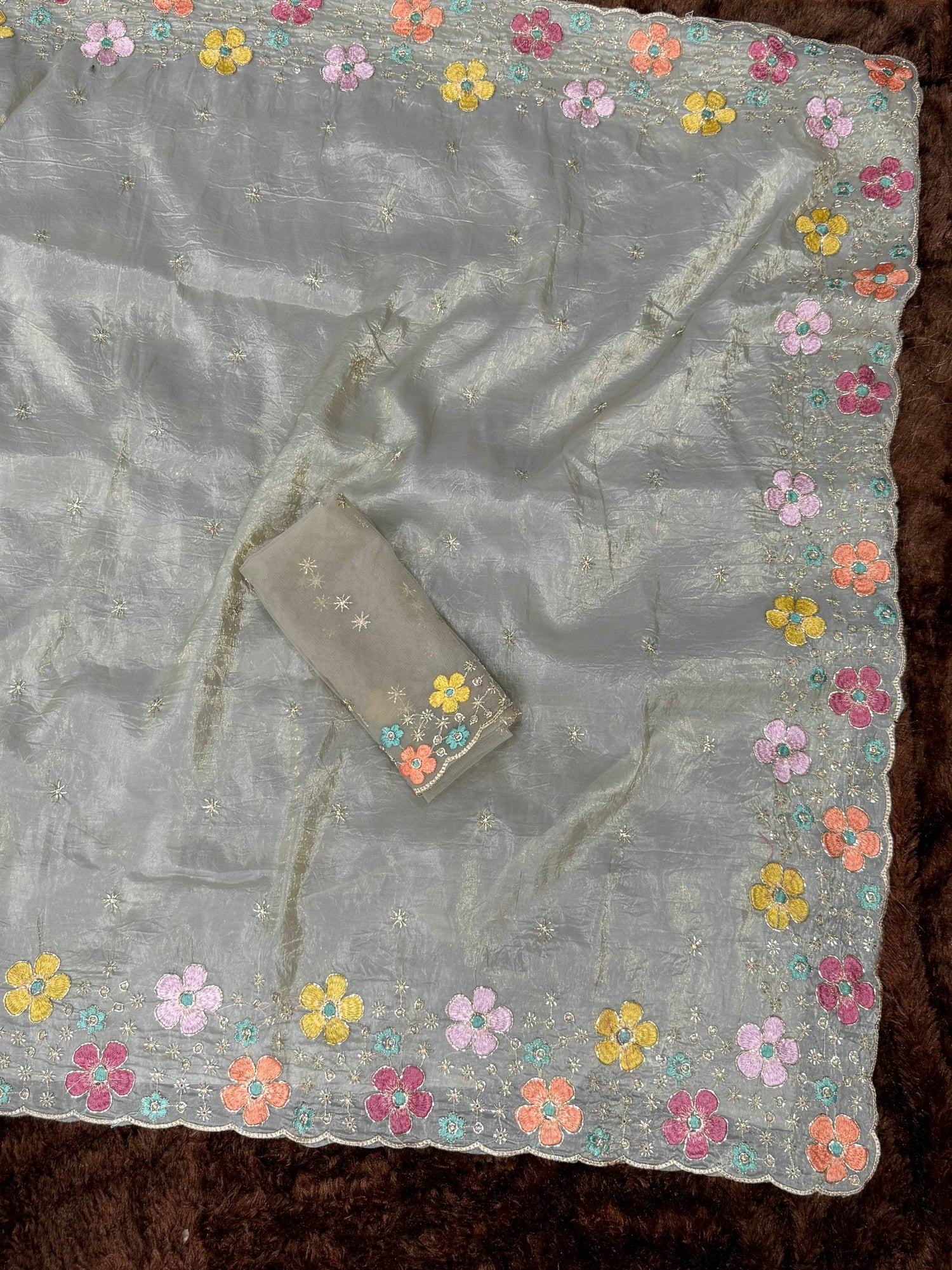 Crush Silk Saree