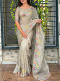 Crush Silk Saree