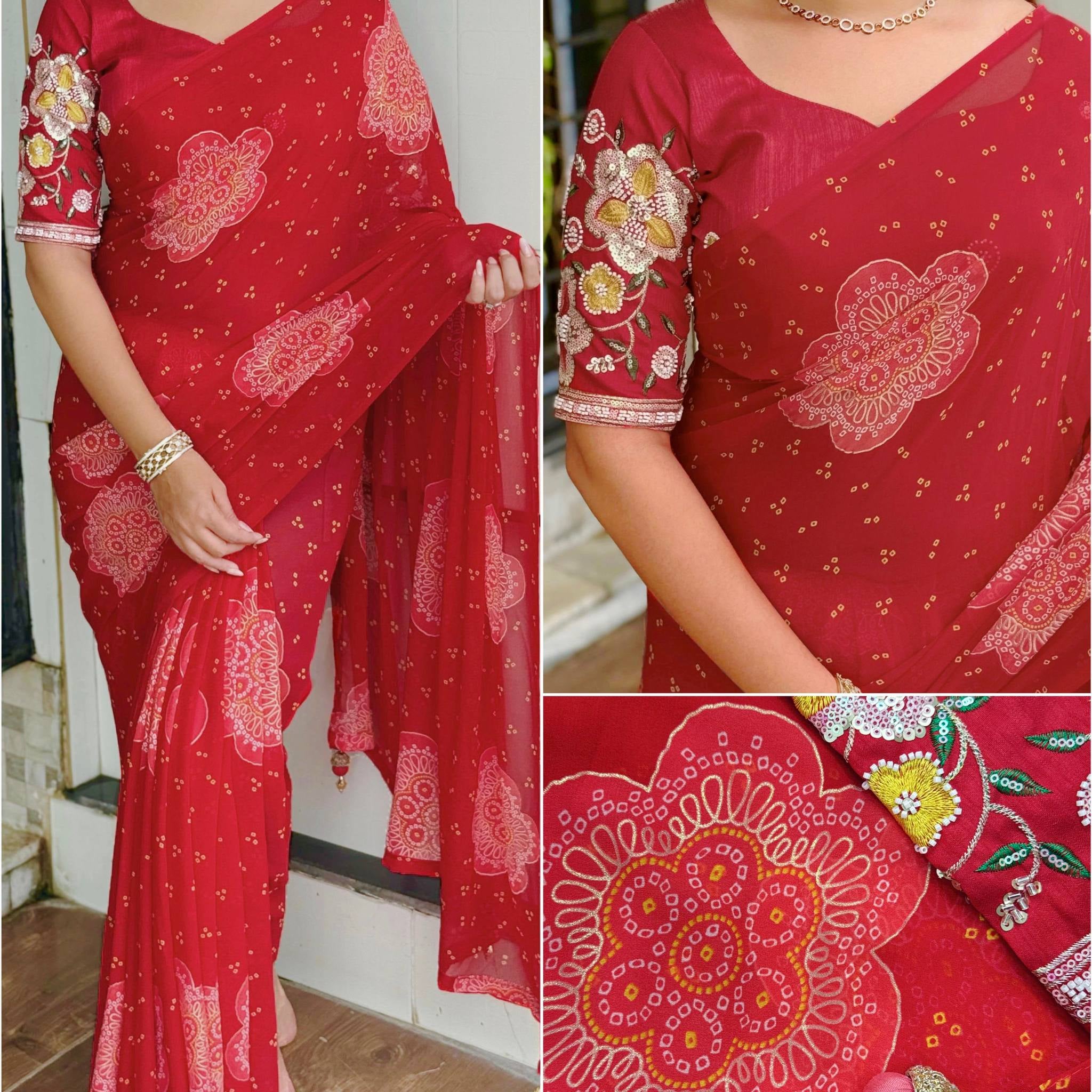 Georgette Saree