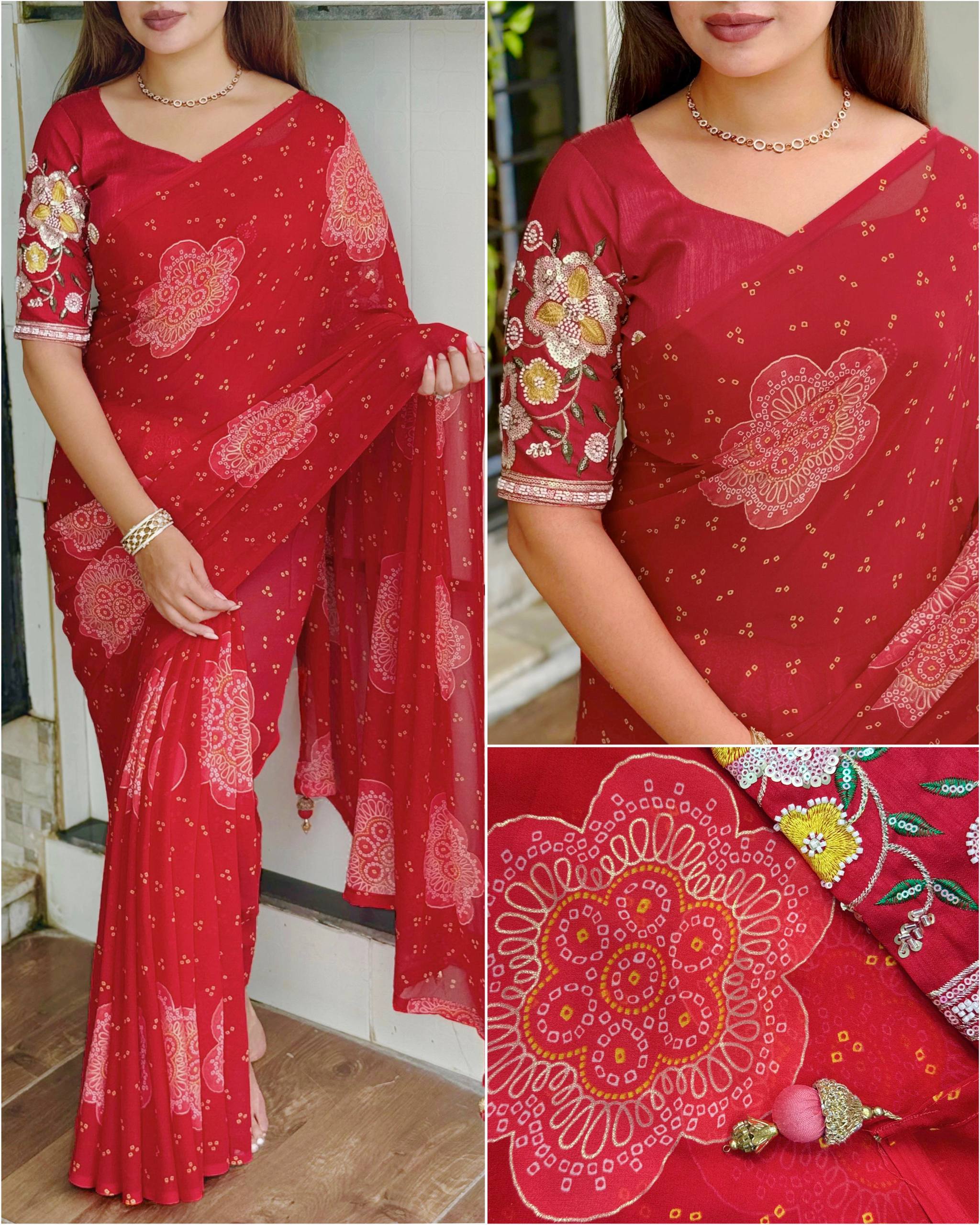 Georgette Saree