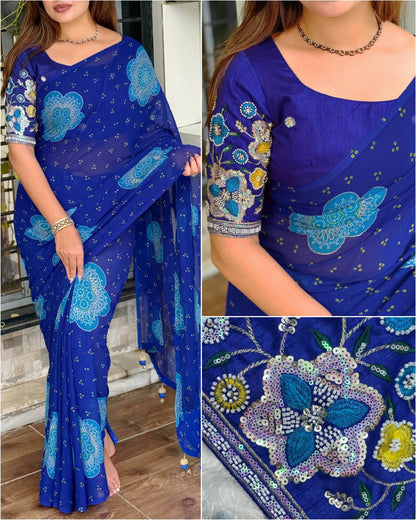 Georgette Saree
