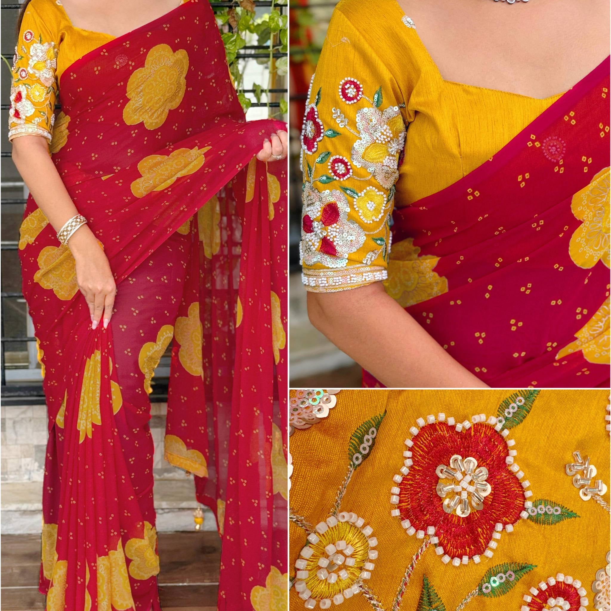 Georgette Saree