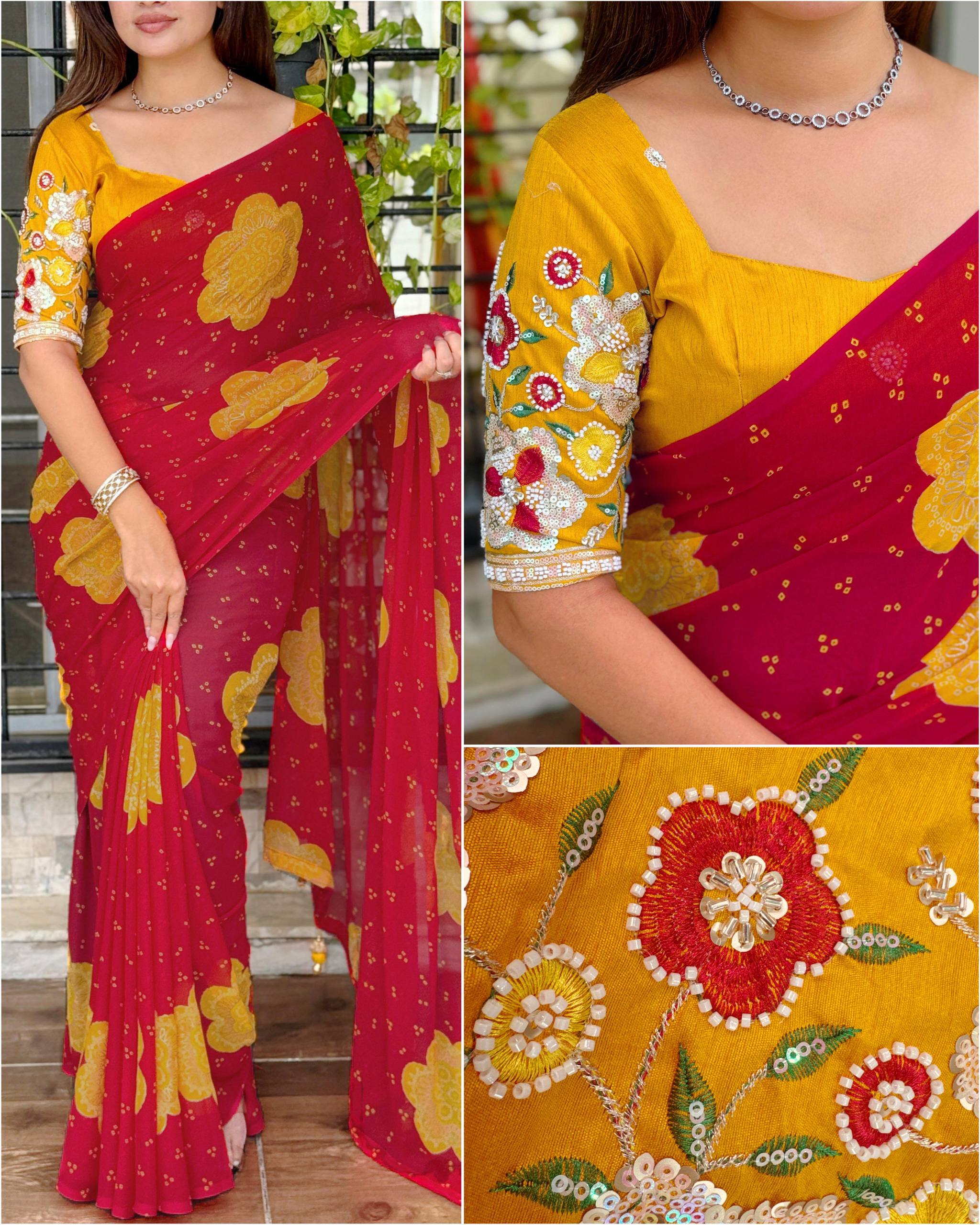 Georgette Saree