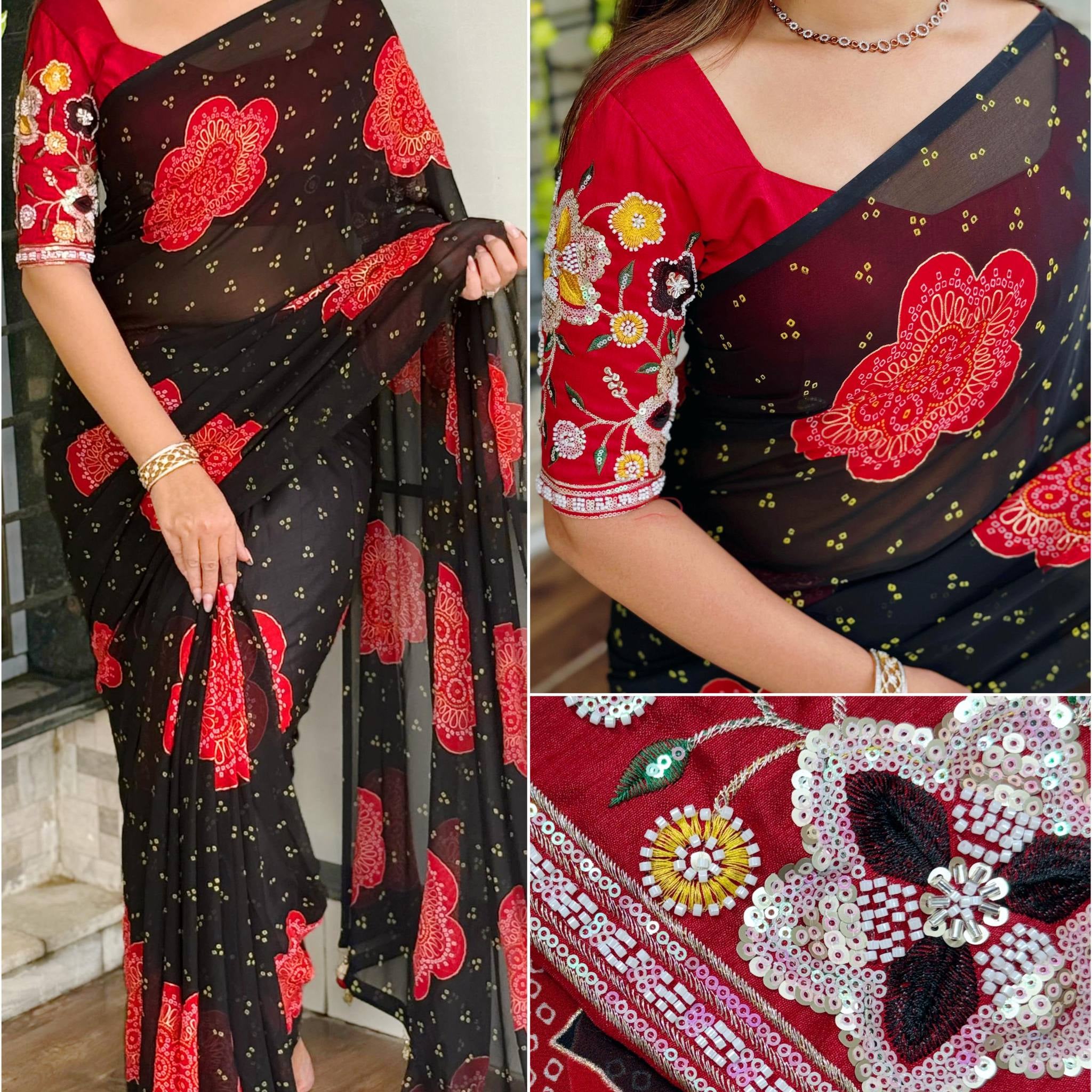 Georgette Saree