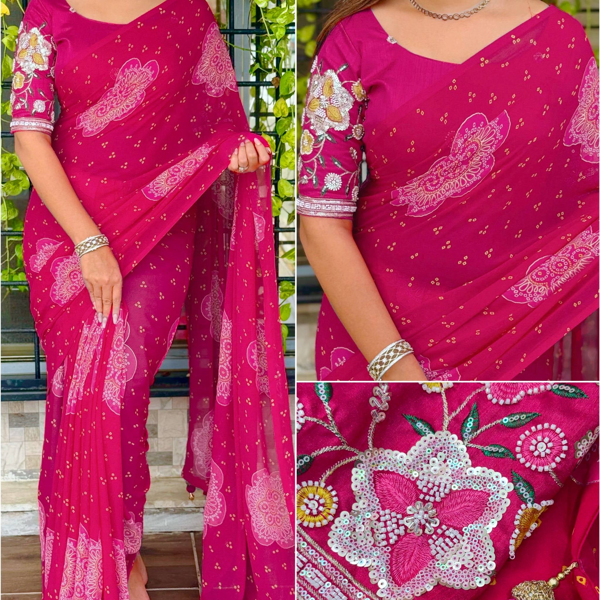 Georgette Saree