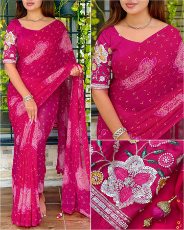 Georgette Saree