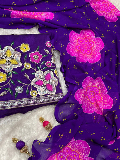 Georgette Saree