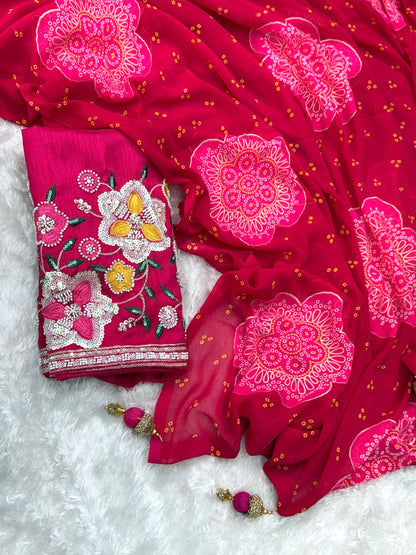 Georgette Saree