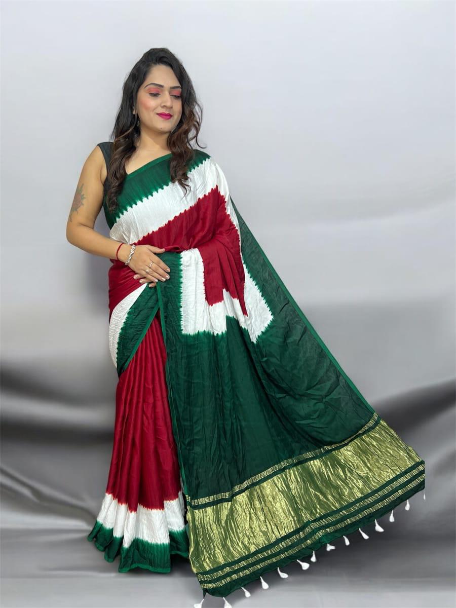 Gajji Silk Saree