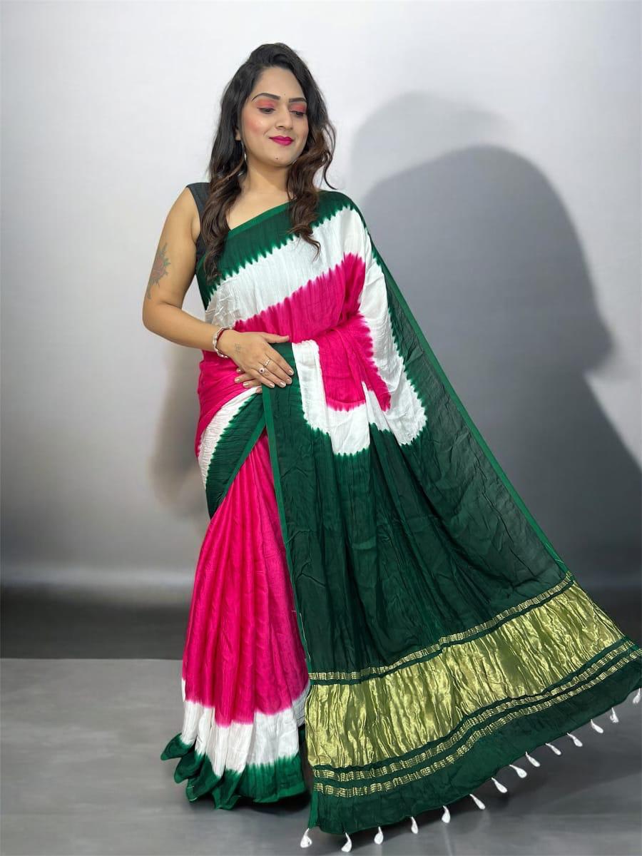 Gajji Silk Saree