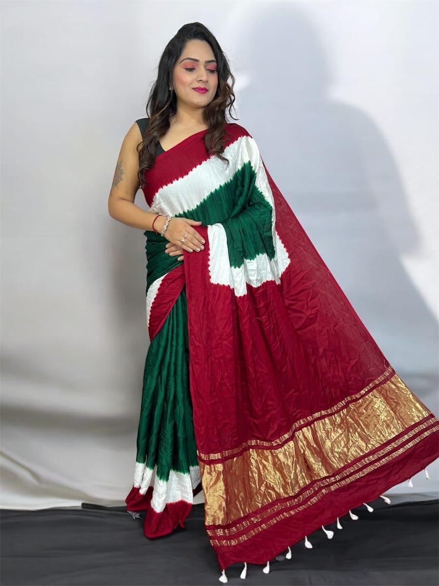Gajji Silk Saree