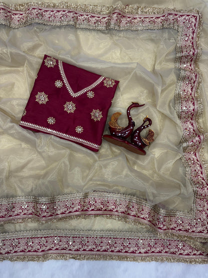 Net Saree