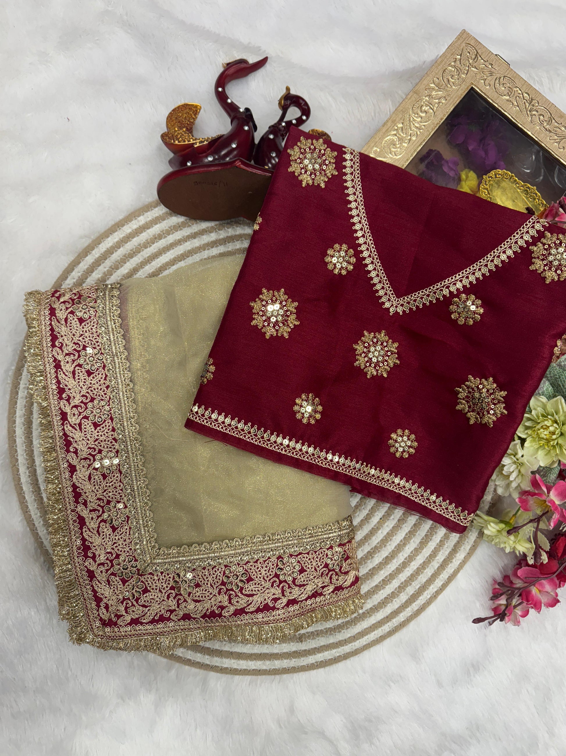 Net Saree