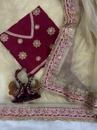 Net Saree