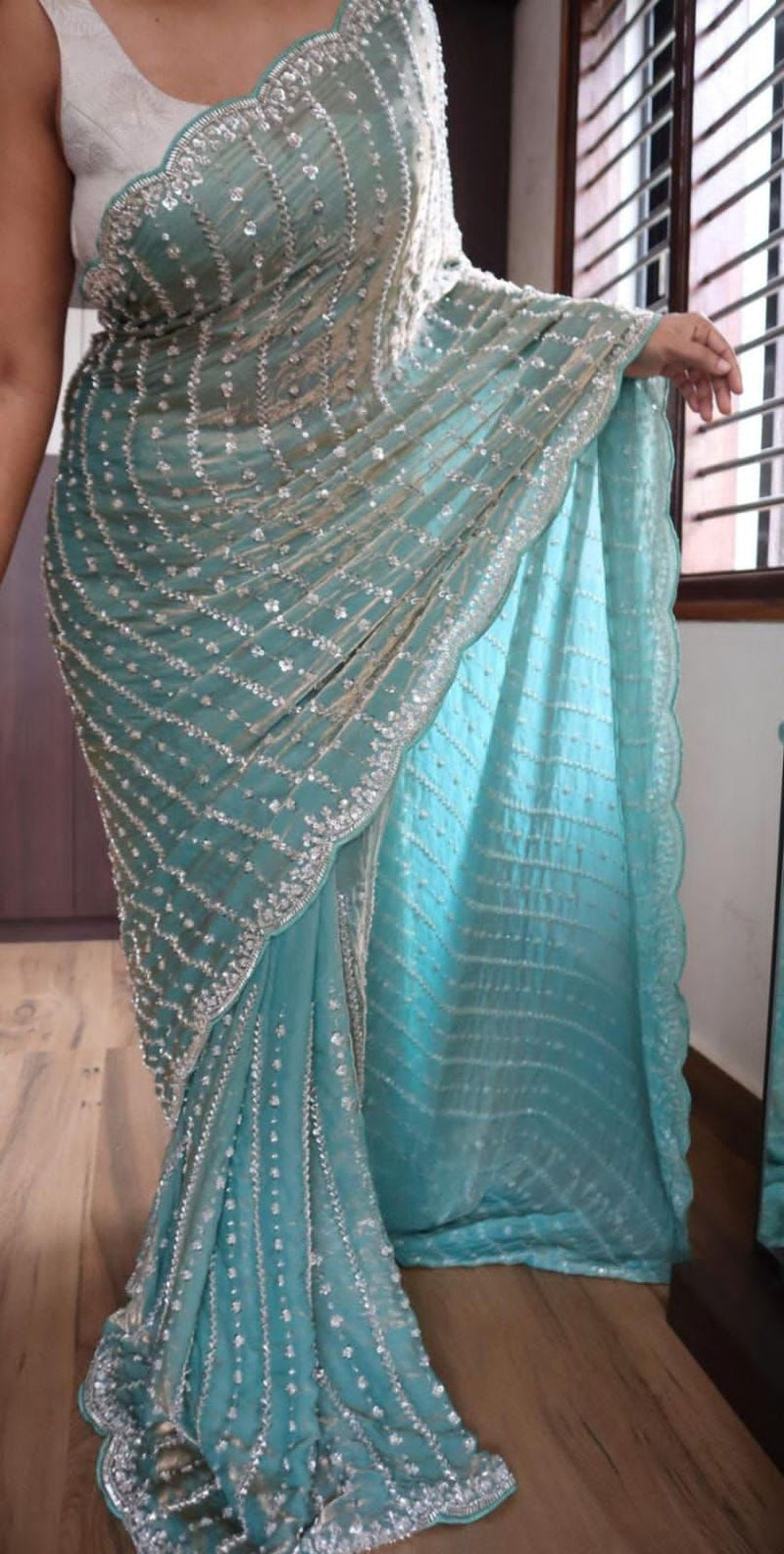 Sequins Saree