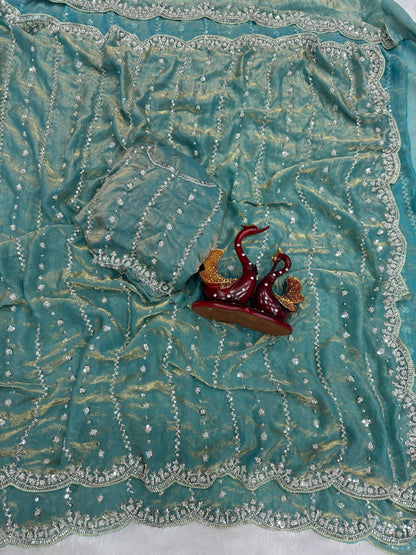 Sequins Saree