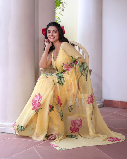 Georgette Saree