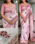 Pink Pure Tani Shani Silk Saree Tissue Silk Saree Anant Tex Exports Pvt.Ltd..
