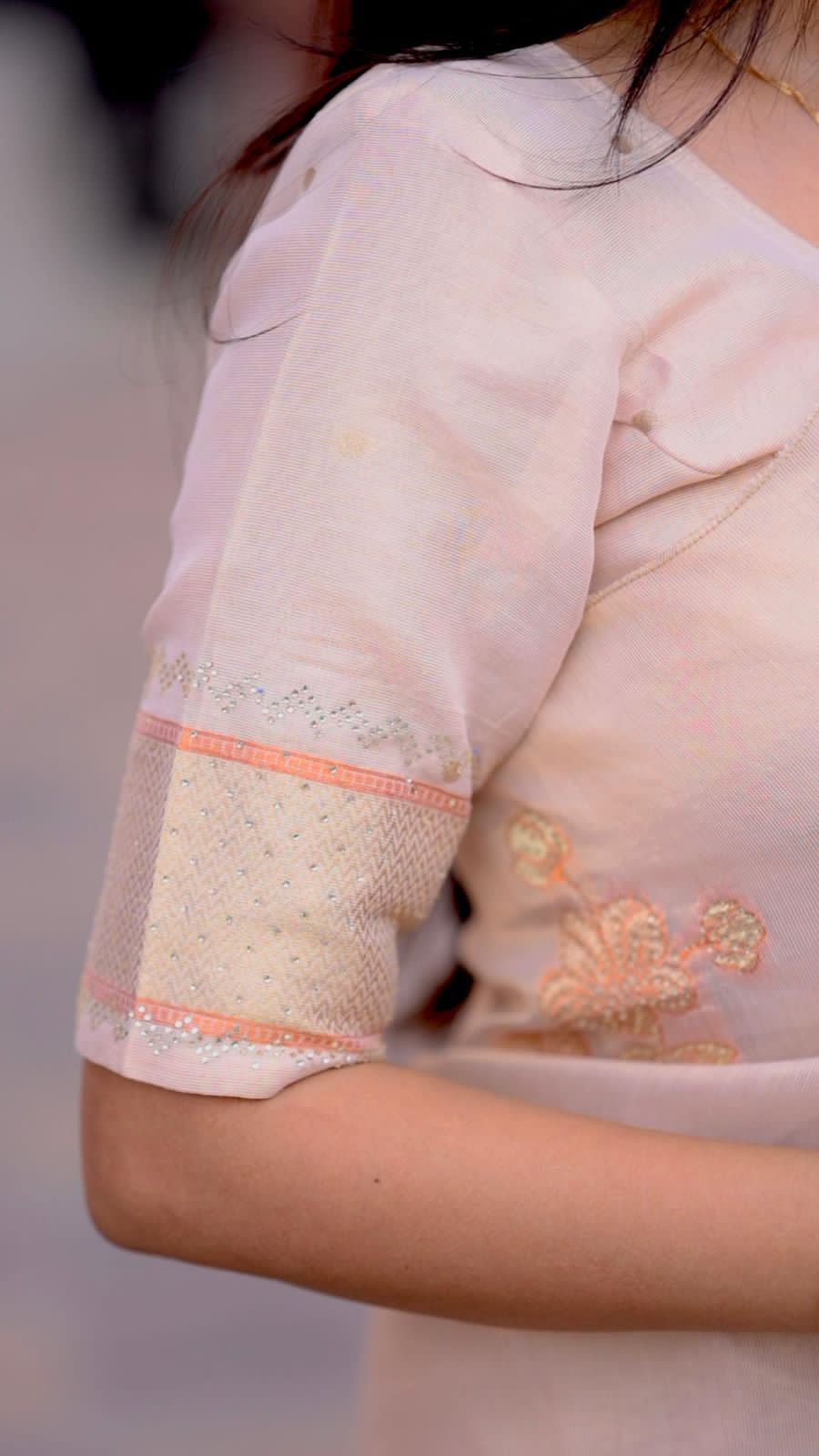 Pink Soft Pure Taspa Organza Saree Organza Saree Anant Tex Exports Pvt.Ltd..
