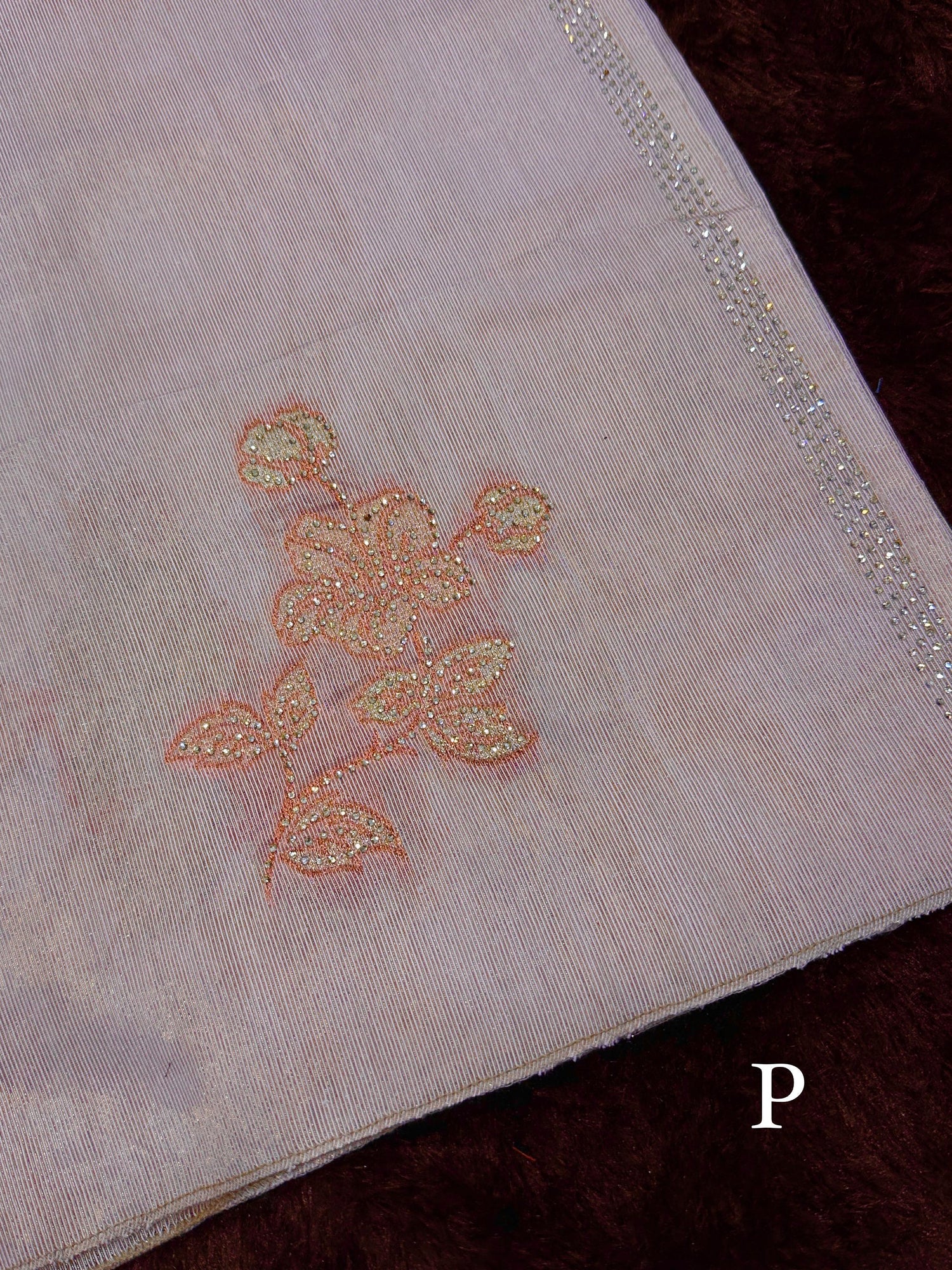 Pink Soft Pure Taspa Organza Saree Organza Saree Anant Tex Exports Pvt.Ltd..