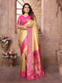 Yellow Pure Soft Tissue Banarasi Saree Banarasi Saree Anant Tex Exports Pvt.Ltd..