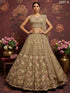 Golden Pure Soft Net Heavy Embroidery Work Bridal Lehenga Bridal Lehenga Anant Tex Exports Pvt.Ltd..