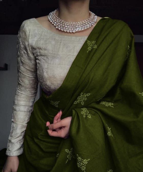 Daily Wear Pure Soft Chanderi Cotton Digital Print Saree Cotton saree Anant Tex Exports Pvt.Ltd..