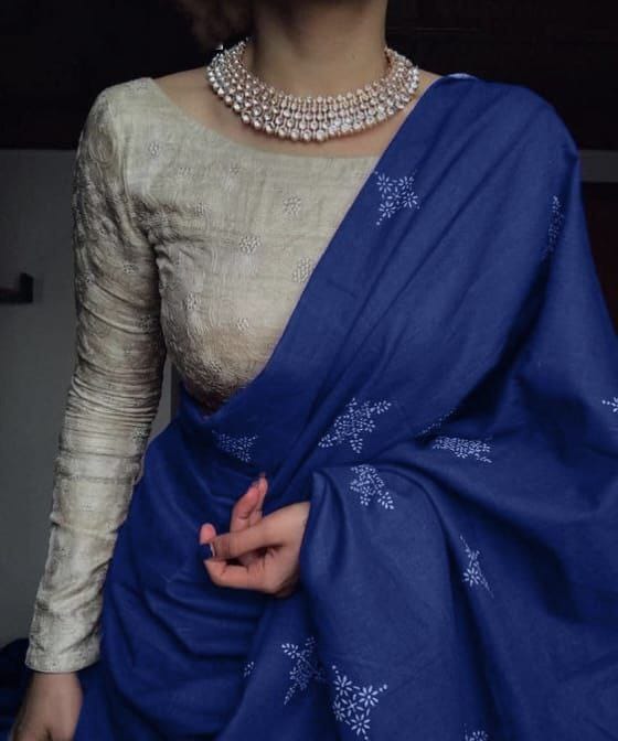 Daily Wear Pure Soft Chanderi Cotton Digital Print Saree Cotton saree Anant Tex Exports Pvt.Ltd..