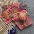 Peach Pure Dola Silk Multicolor Blouse Navratri Blouse Anant Tex Exports Pvt.Ltd..