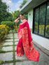 Red Pure Paithani Silk Saree Paithani Saree Anant Tex Exports Pvt.Ltd..