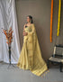 Beige Pure Tissue Silk Zari Weaving Tissue Saree Tissue Saree Anant Tex Exports Pvt.Ltd..