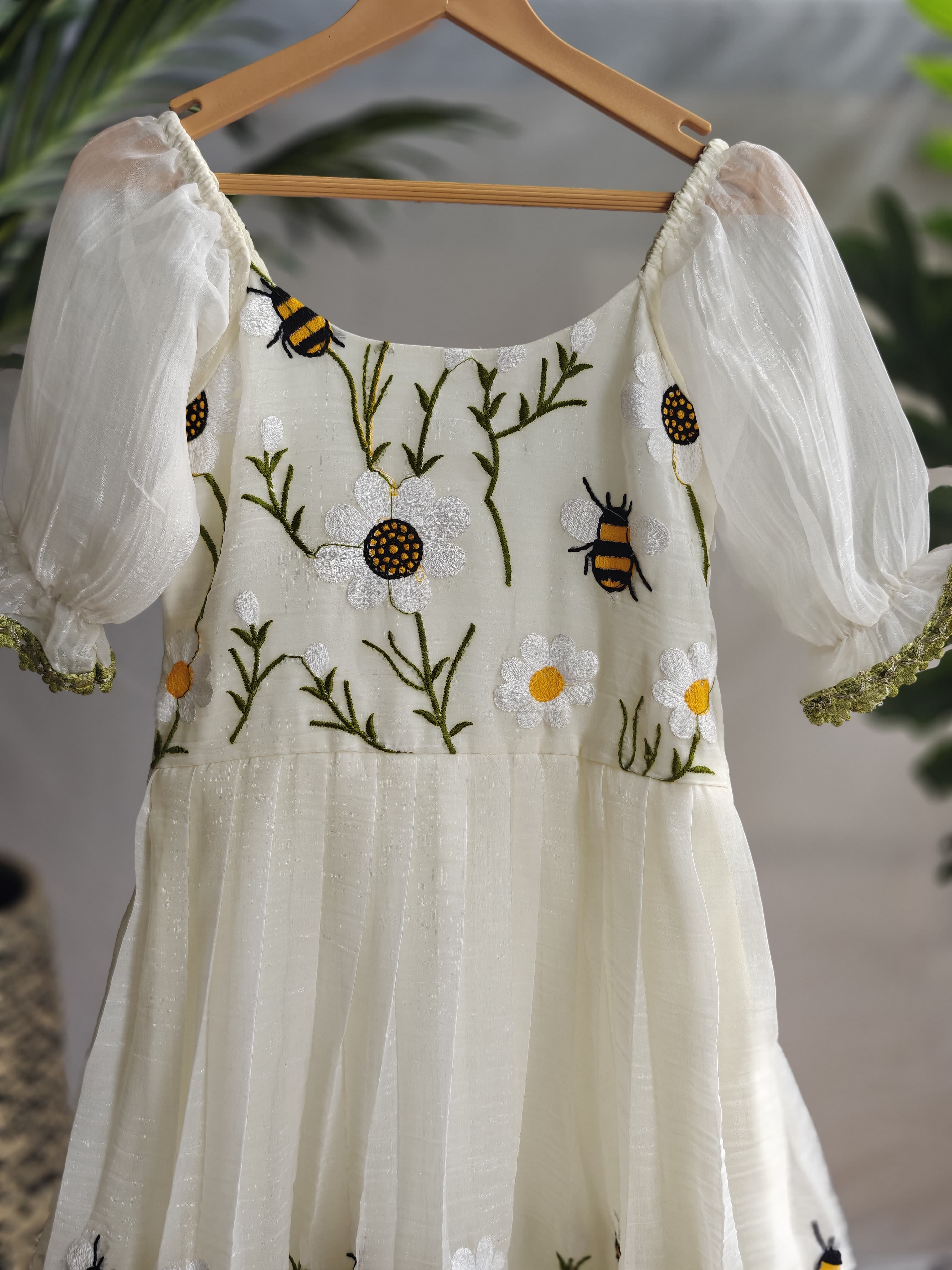 Cream Pure Crush Organza Kid&
