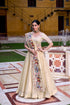 Off-white Pure Raspberry Silk Lehenga Choli Casual Lehenga choli Anant Tex Exports Pvt.Ltd..