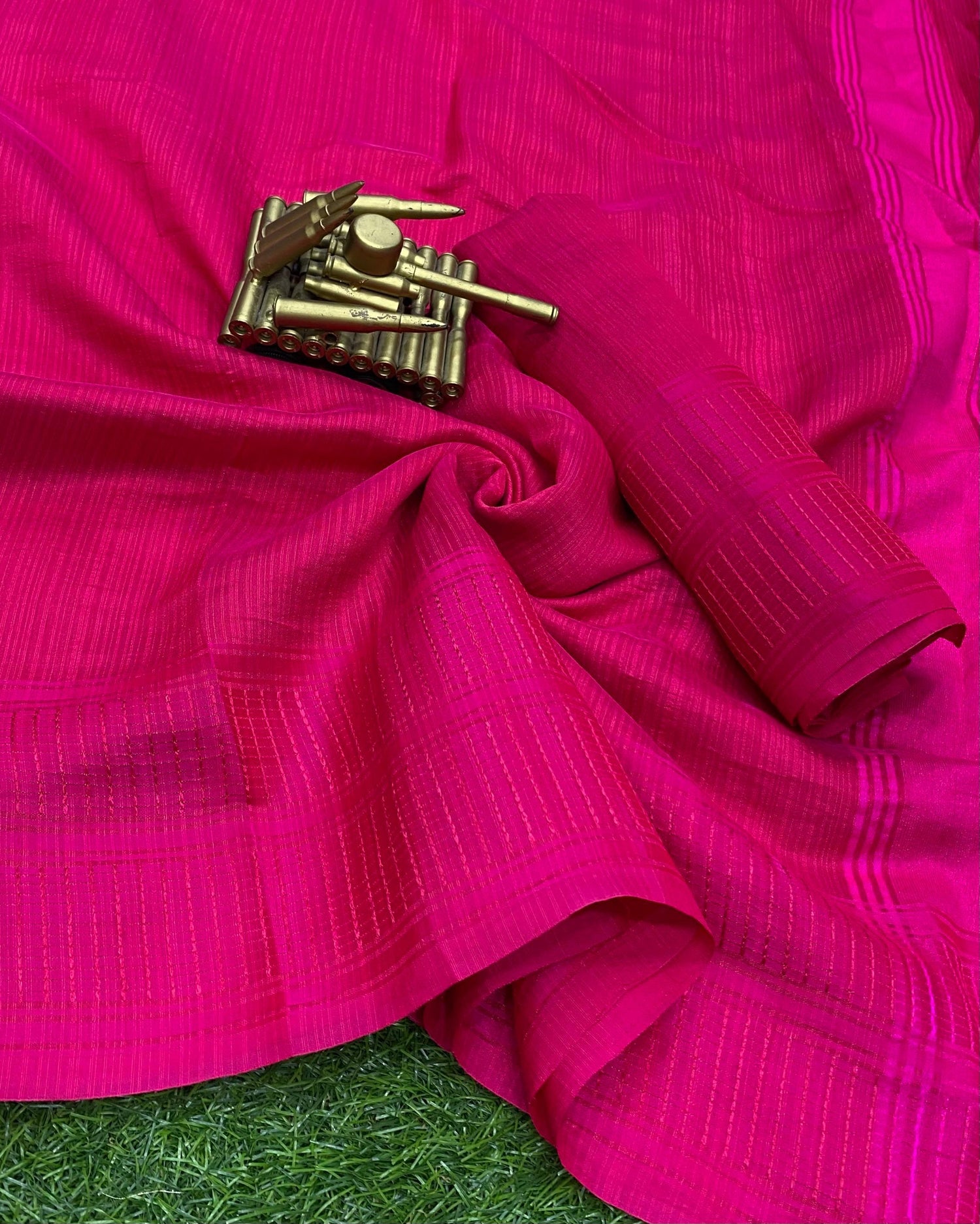 Pink Pure Yana Cotton Silk Saree Cotton saree Anant Tex Exports Pvt.Ltd..