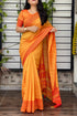 Yellow Pure Yana Cotton Silk Saree Cotton saree Anant Tex Exports Pvt.Ltd..