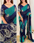 Green Pure Soft Georgette Saree Georgette Saree Anant Tex Exports Pvt.Ltd..