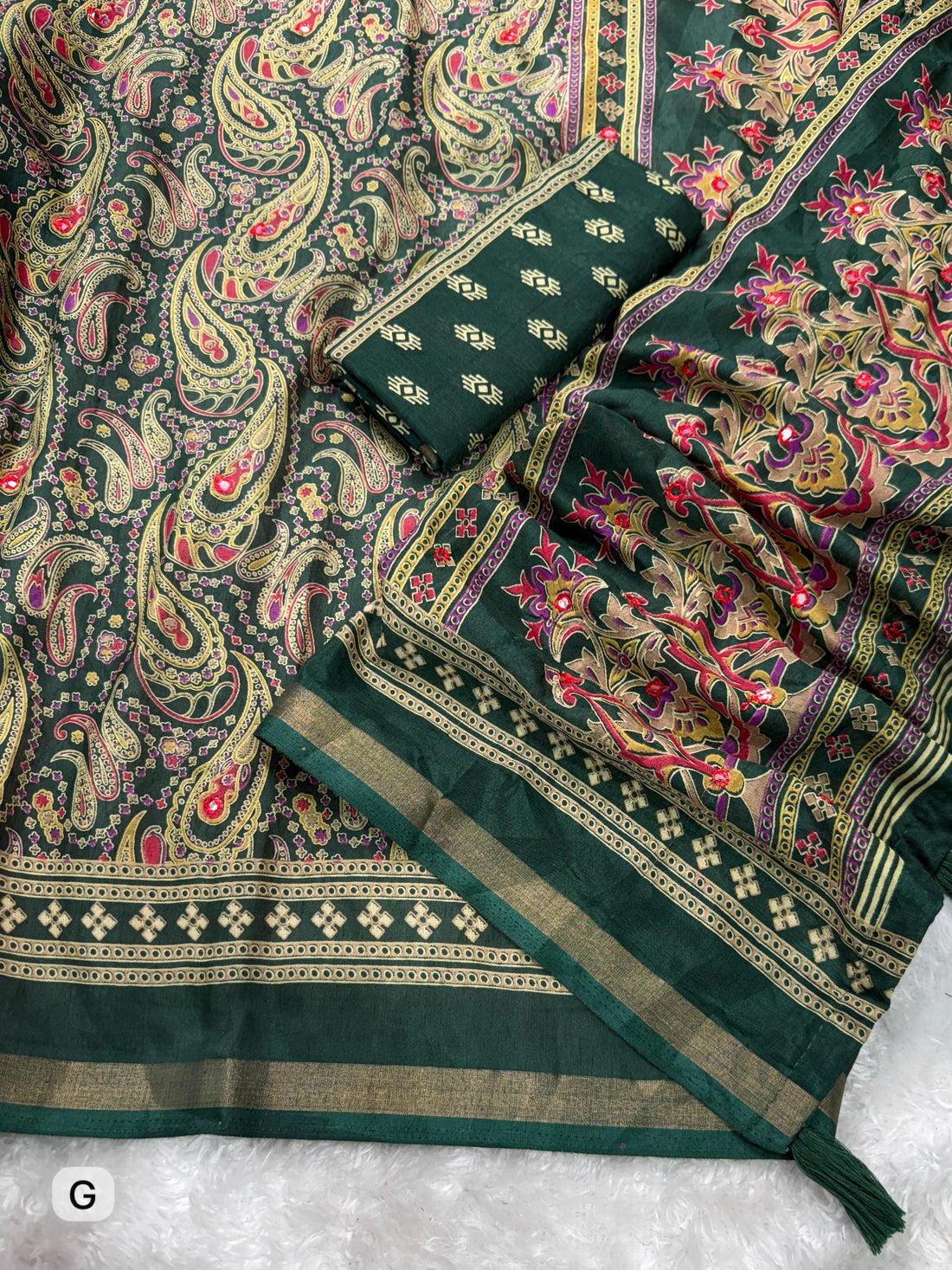 Green Pure Soft Cotton Kalamkari Print Saree Cotton saree Anant Tex Exports Pvt.Ltd..