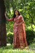 Peach Pure Soft Tussar Silk Saree Tussar Saree Anant Tex Exports Pvt.Ltd..