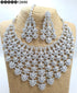 American Diamond Necklace Set Imitation jewellery Anant Tex Exports Pvt.Ltd..