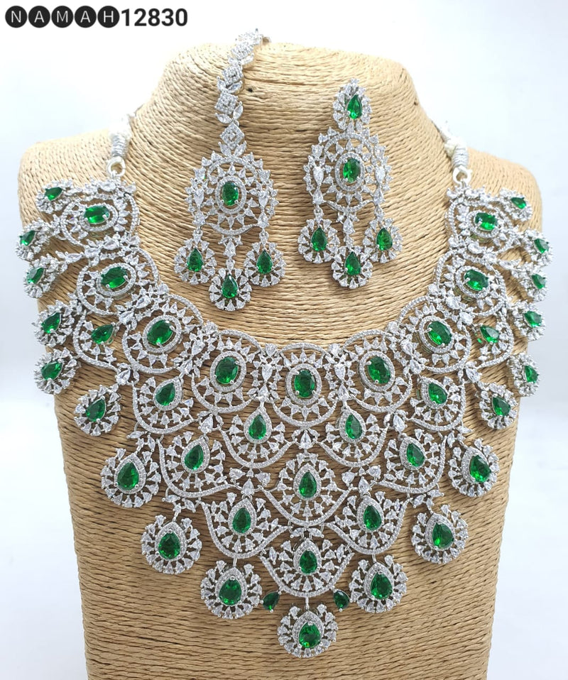 American Diamond Necklace Set