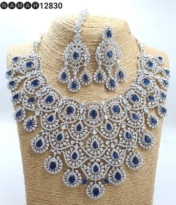 American Diamond Necklace Set