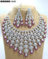 American Diamond Necklace Set Imitation jewellery Anant Tex Exports Pvt.Ltd..