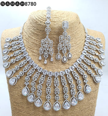 American Diamond Necklace Set