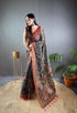 Green Pure Malai Cotton Kalamkari Print Saree Kalamkari Saree Anant Tex Exports Pvt.Ltd..