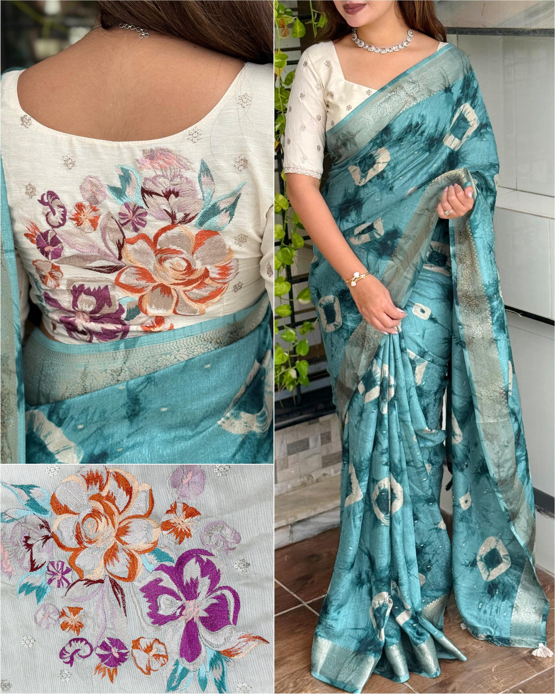 Green Pure Viscose Cotton Designer Saree Cotton saree Anant Tex Exports Pvt.Ltd..