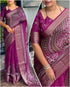 Wine Pure Zari Moss Chiffon Saree Chiffon Sarees Anant Tex Exports Pvt.Ltd..
